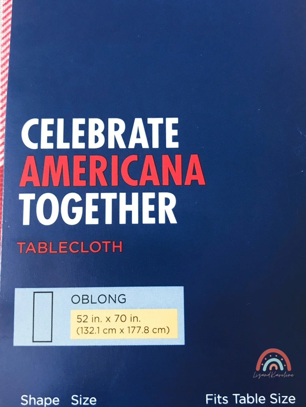 New! Patriotic Americana Gingham Stars Kitchen Tablecloth Runner Linens Set